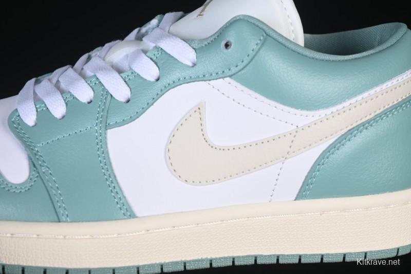 Nike Air Jordan 1 Low AJ1 Fresh Mint Green Low-Top Casual Skate Shoes DC0774-138