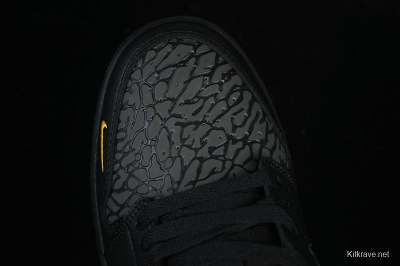 Nike Air Jordan 1 Low Elephant Print Casual Sneakers - IM6568-010