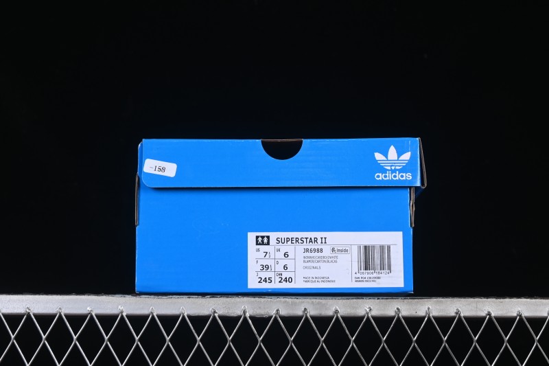 Adidas Superstar II Casual Sneakers with Shell Toe Design - JR6988