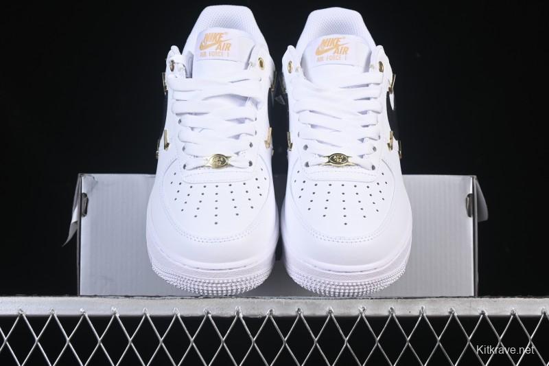 Nike Air Force 1'07 Low Four Hook Black White Casual Sneakers - ZH0316-113