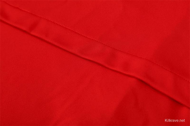 Retro 02/03 Manchester United Red Half Zipper Jacket