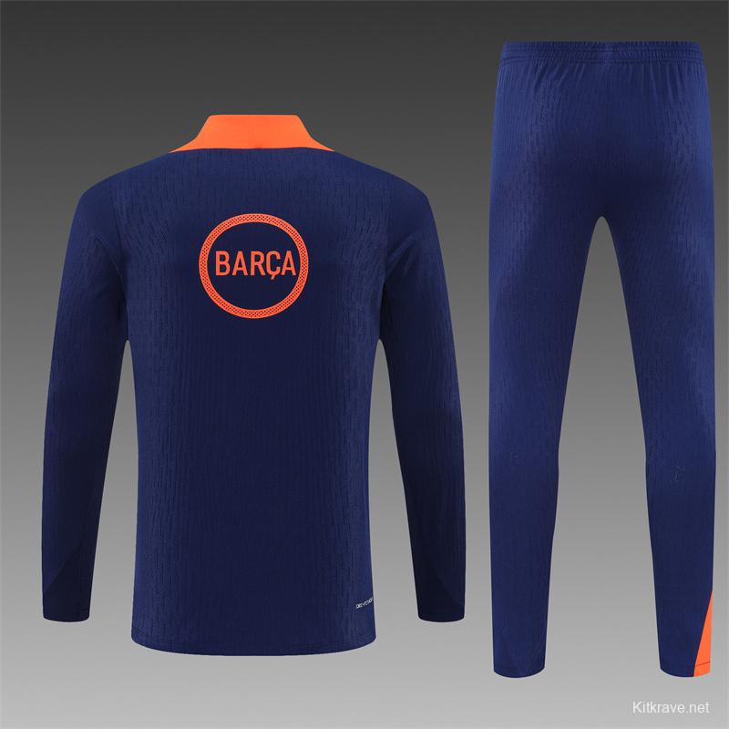 25/26 Barcelona Blue Orange Camouflage T90 Short Sleeve Jersey+Shorts