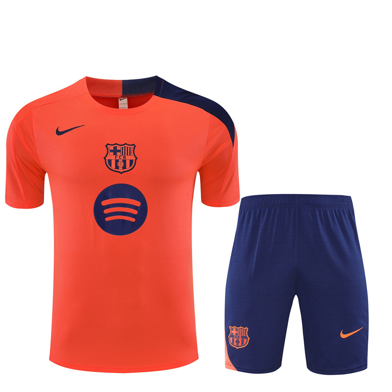 25/26 Barcelona Orange T90 Short Sleeve Jersey+Shorts