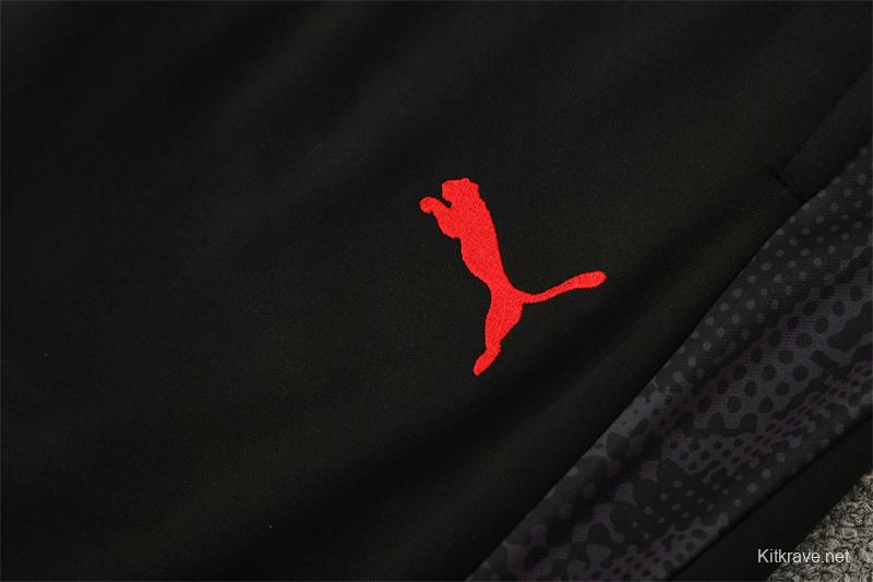 25/26 AC Milan Green Camouflage Half Zipper Jacket+Long Pants