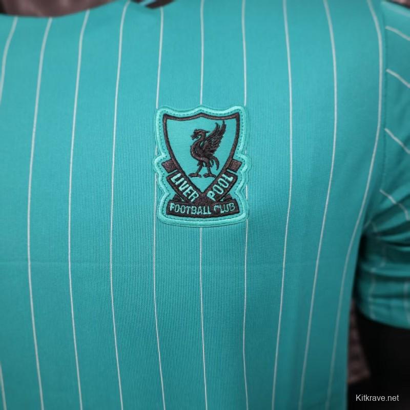 Player Version 25/26 Liverpool  Adidas Original Blue Jersey