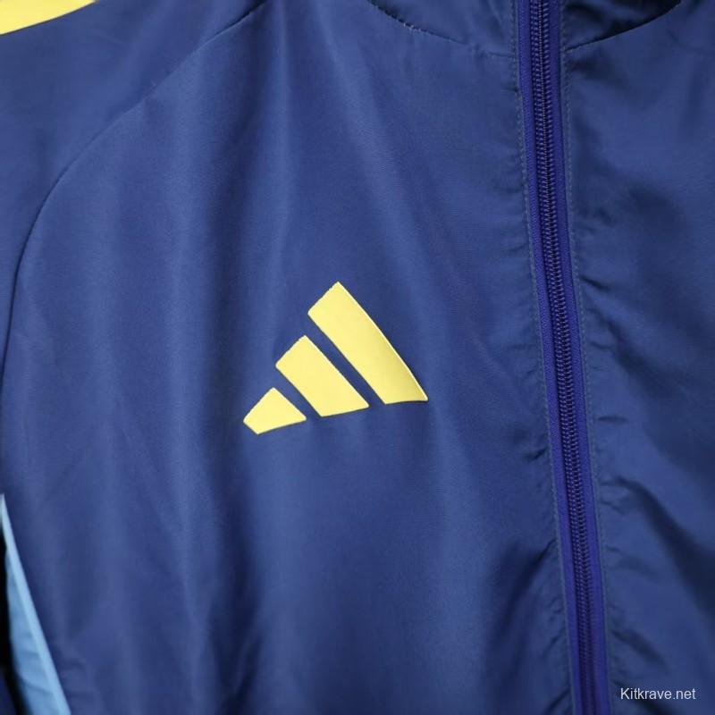 25/26 Club America Blue Windbreaker (with Inner Lining)