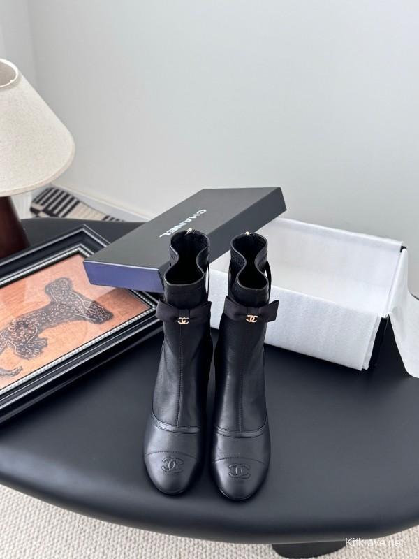 Chanel 2025 SS New Bow Ankle Boots - LY00