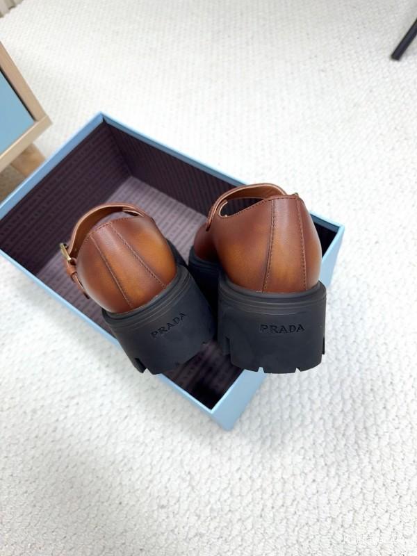 Prada 2025 SS Platform Mary Jane Shoes - LY00300