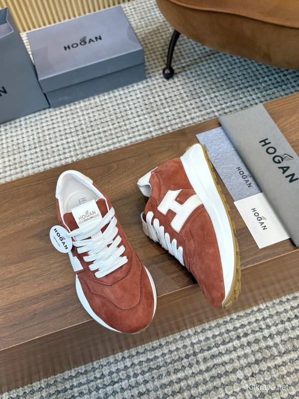 Hogan H-STRIPES Series Couple Thick Sole Dad Shoes Sneakers - AS00350