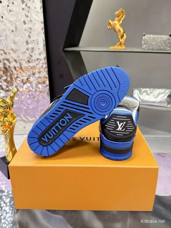 Louis Vuitton Trainer Series Couple Casual Sneakers Skate Shoes - AS00400