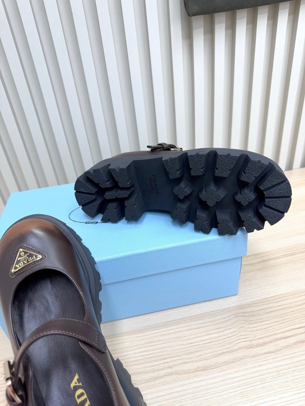 Prada 2025 SS Platform Mary Jane Shoes - LY00300