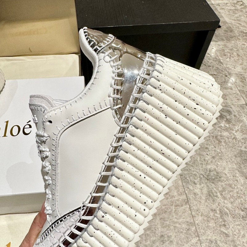 Chloe 2025 SS Hand-Stitched Mark Line Casual Shoes - LY00350