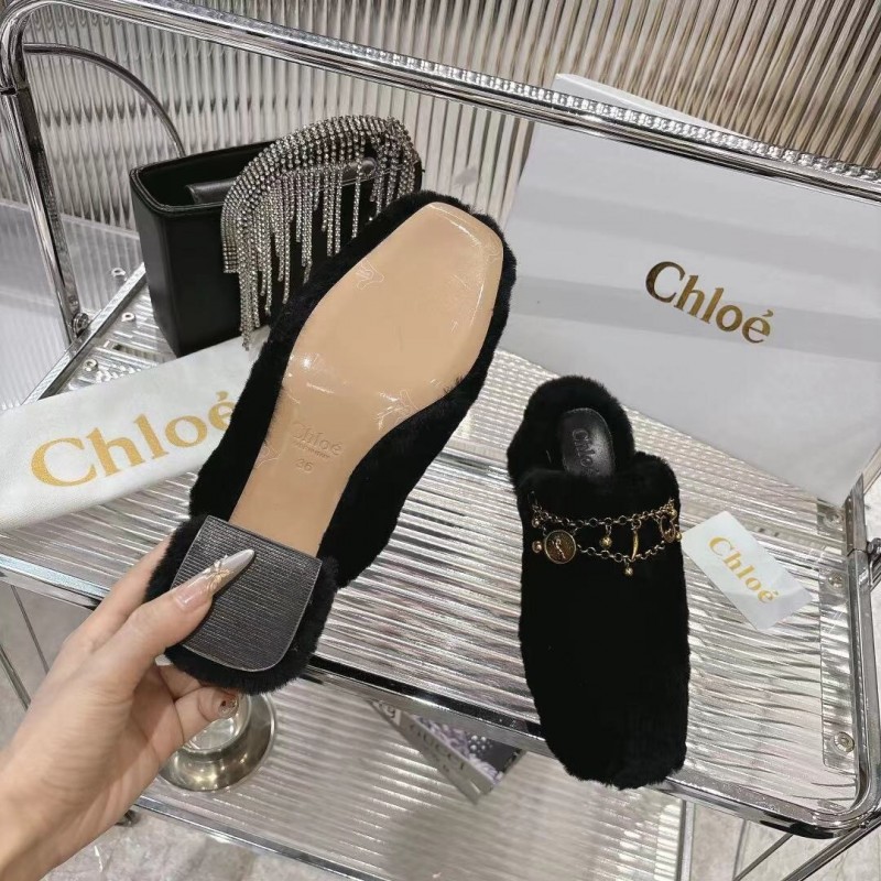 Chloe 2026 Real Fur Slippers - LY00320
