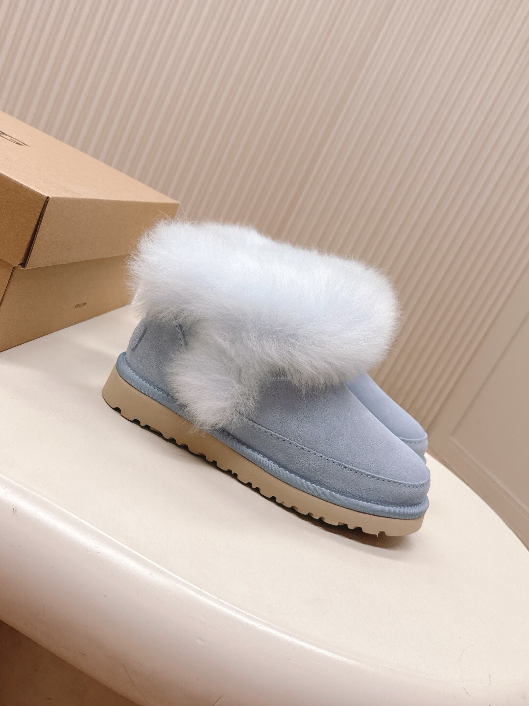 UGG 2025 SS New Long Fur Snow Boots - KFY00280