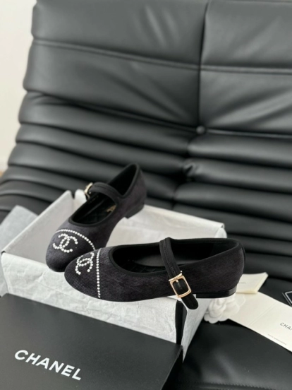 Chanel 2025 SS Runway Mary Jane Flats - LY00300