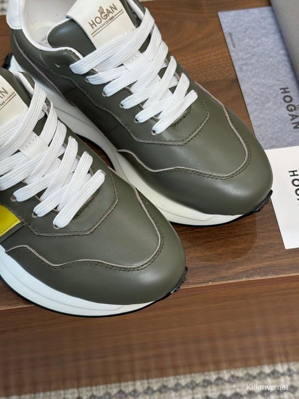 Hogan H-STRIPES Series Chunky Platform Dad Shoes Casual Sneakers - AS00350