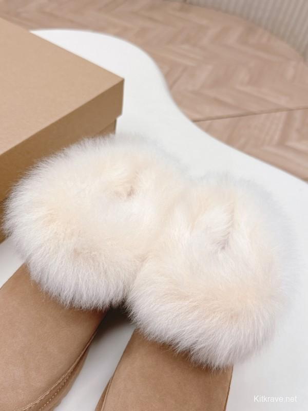 UGG 2025/SS New Long Fur Snow Boots - KFY00280