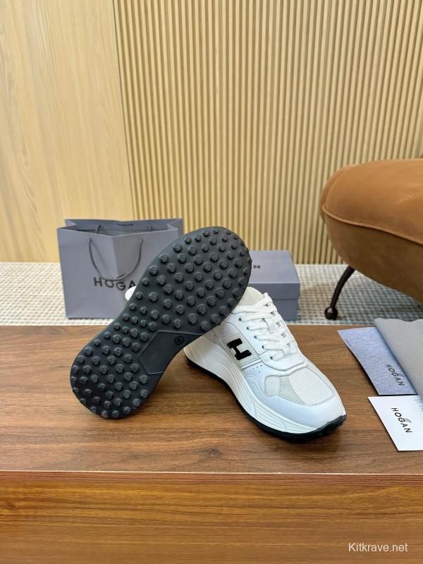 Hogan H-STRIPES Series Couple Thick Sole Dad Shoes Casual Sneakers - LY00370/LY00380