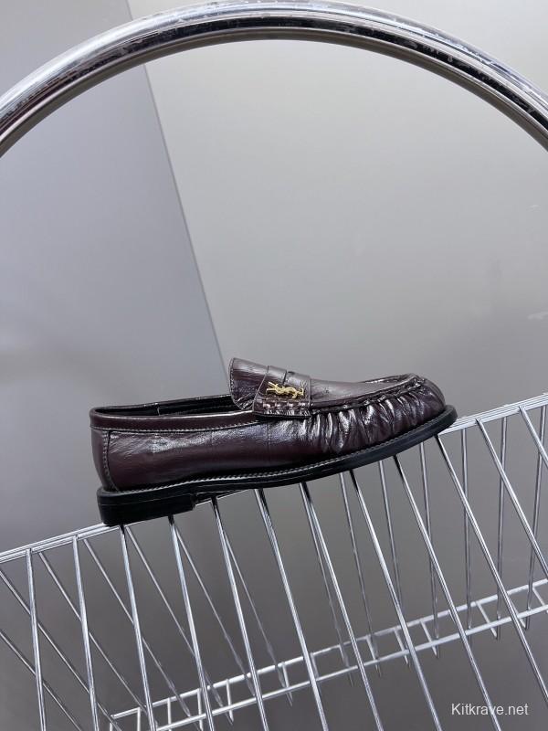 Saint Laurent 2025/SS Classic Loafer Shoes - KFY00350