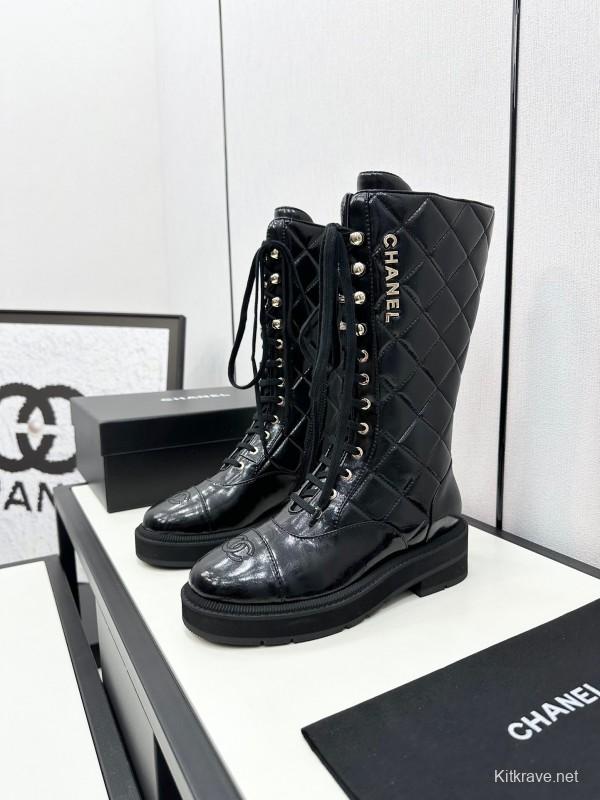 Chanel Classic Rubber Sole Boots - LY00380/LY00390