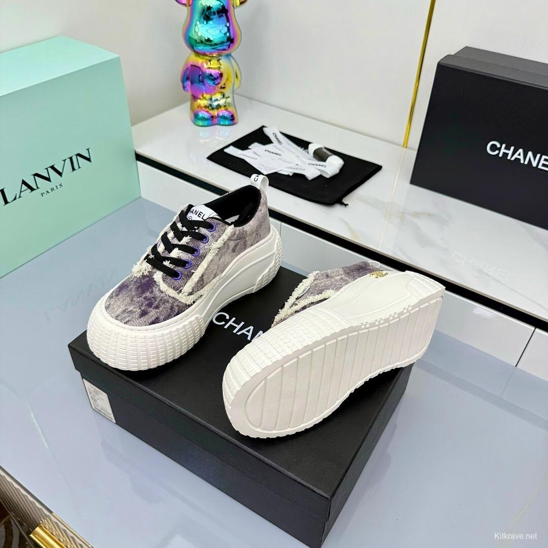 Chanel 2025/SS Little Chanel Loafers Panda Shoes Casual Sneakers - LY00330