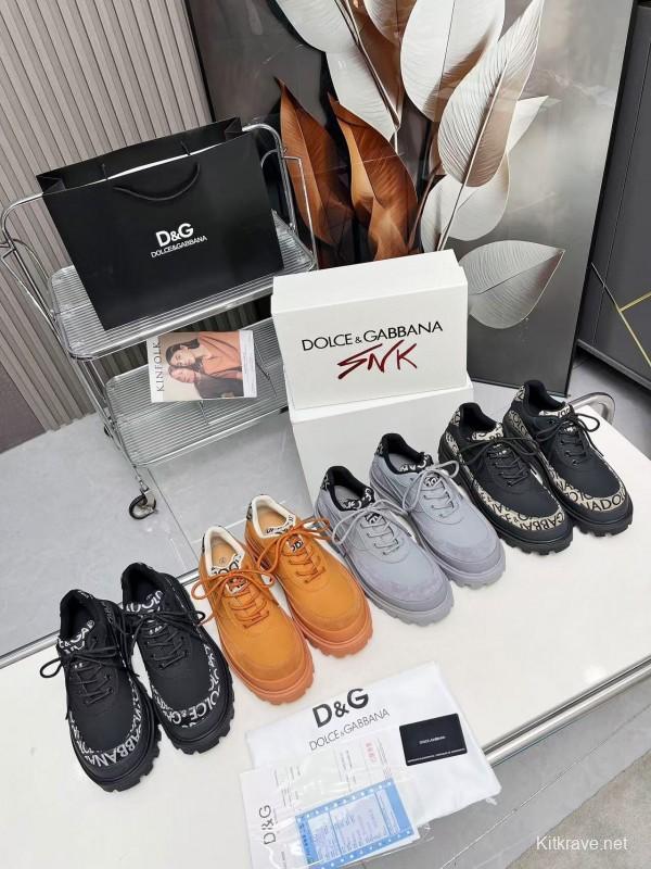 D&G Chunky Derby Casual Big Head Shoes - AS00340