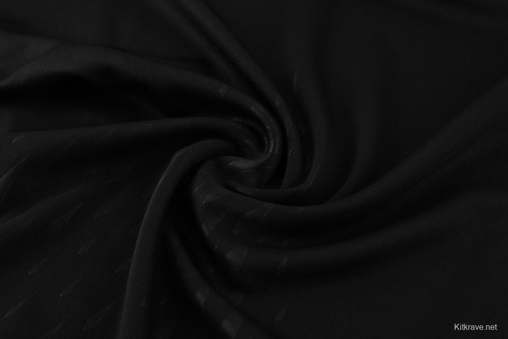 23/24 Turkey Black S-2XL Half Zipper Jacket+Long Pants