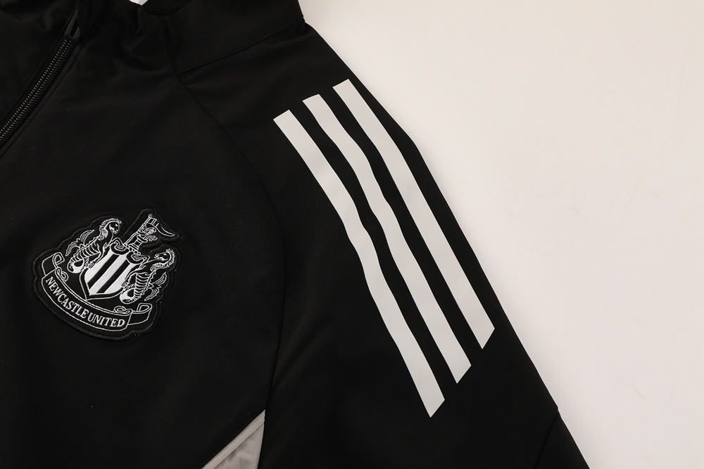 25/26 Newcastle United Black S-3XL Half Zipper Jacket+Long Pants