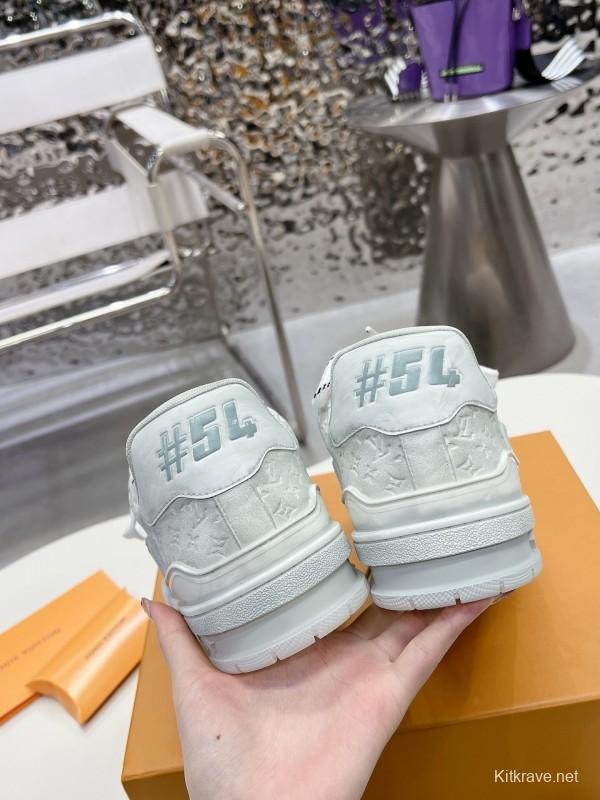 LV LV Trainer Basketball Series Washed Canvas Sneakers - LY00430