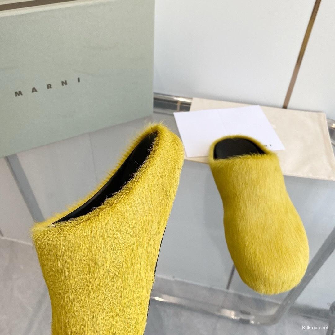 Marni 2025/SS Pony Hair Loafers - LY00