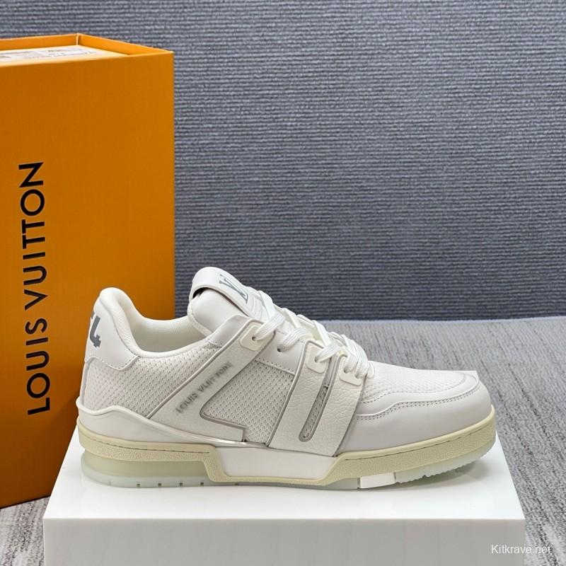 Louis Vuitton Trainer Sneaker Low Casual Sports Culture Versatile Basketball Shoes - LY00400