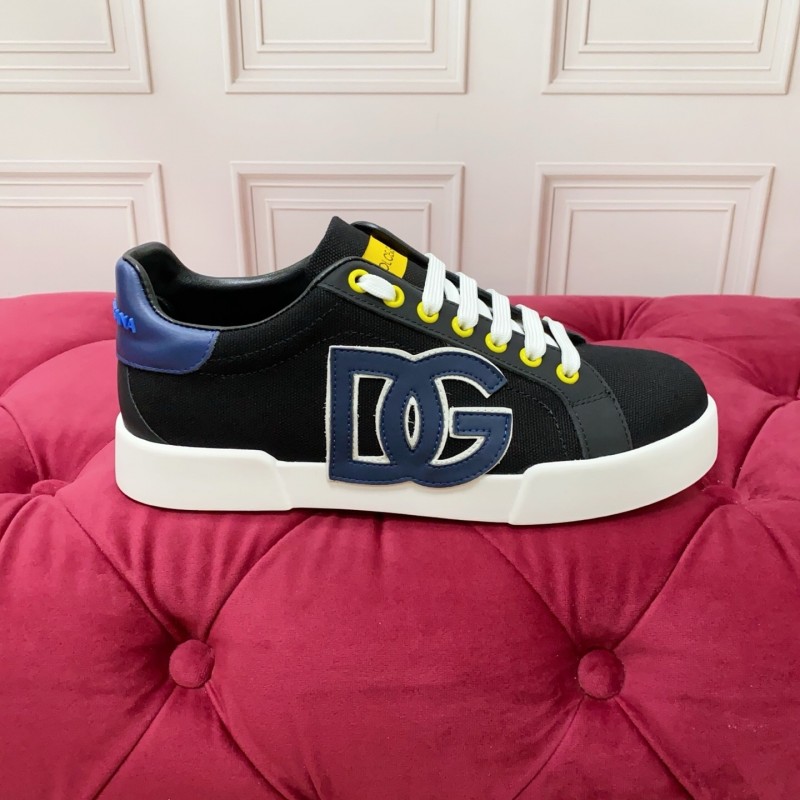 Dolce & Gabbana 2025 SS New Collection Luxury Embroidered Logo Sneakers - AS00300