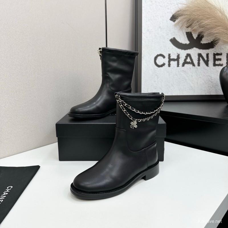 Chanel 2025 SS Short Boots Essential Fall Winter Item - LY00420