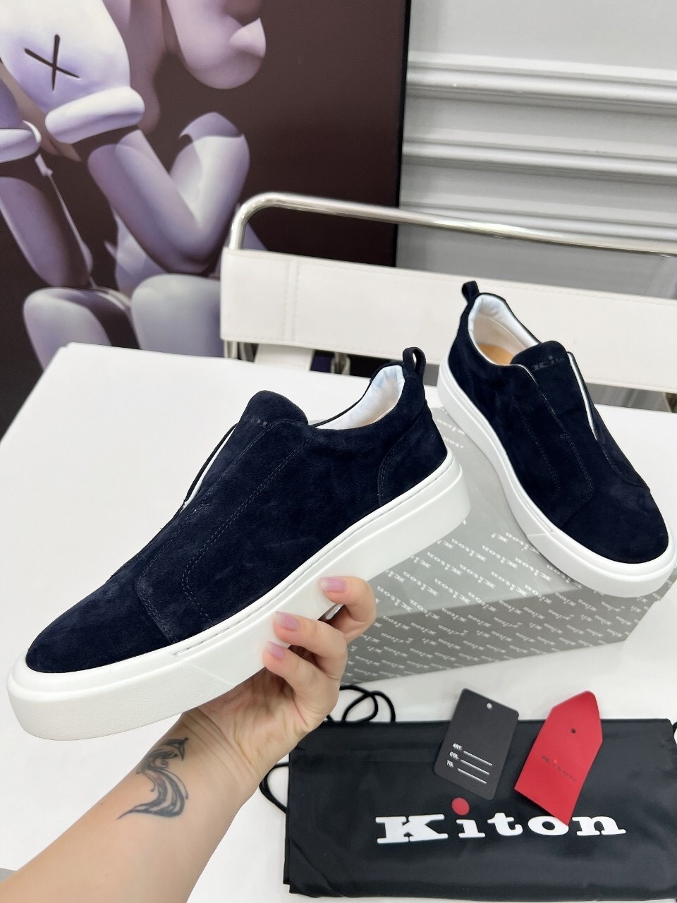 Kiton 2025 SS Slip-On Casual Men's Shoes - KFY00320