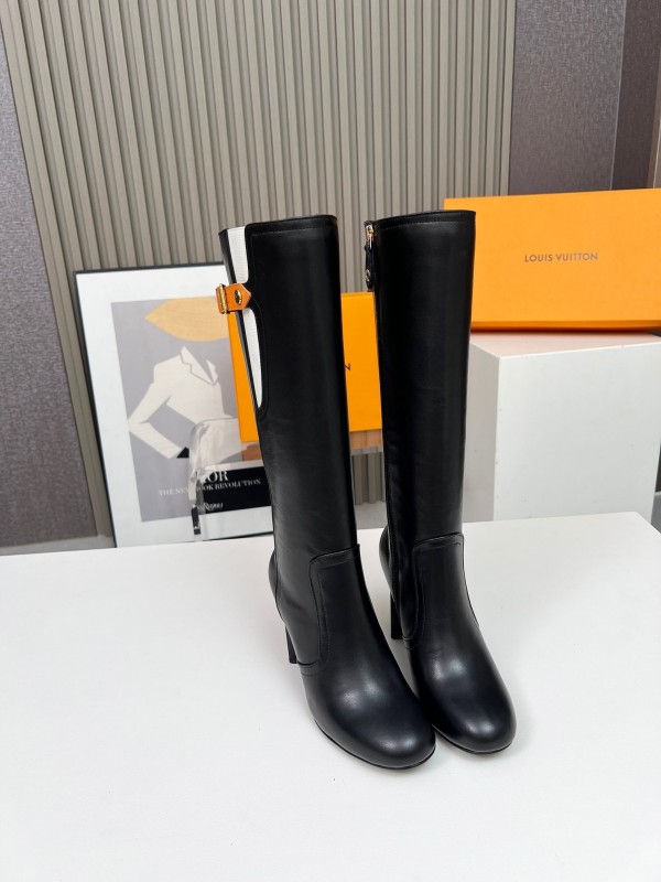 Louis Vuitton 2025/SS Autumn Winter Collection Fashion Star Shine Three-Color Patchwork High Heel Shoes - LY00420