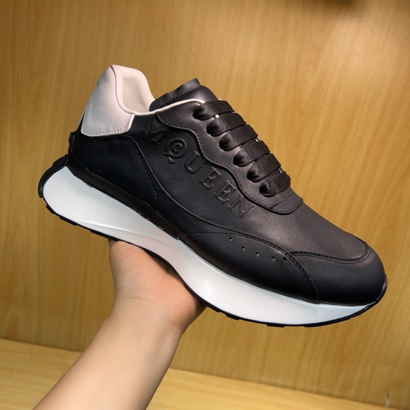 Alexander McQueen Spring 2025 Platform Sneakers with Logo Print - AS00320