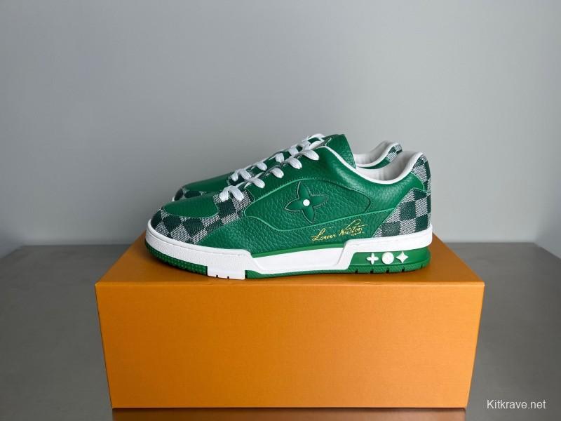 Louis Vuitton Signature Logo Casual Shoes with Imported Calfskin - YC