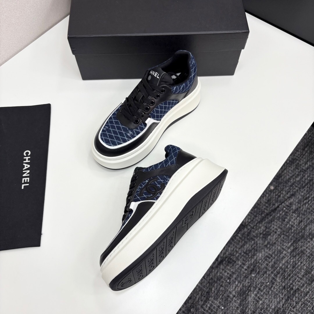 Chanel 2025 SS Panda Casual Sneakers - LY00340