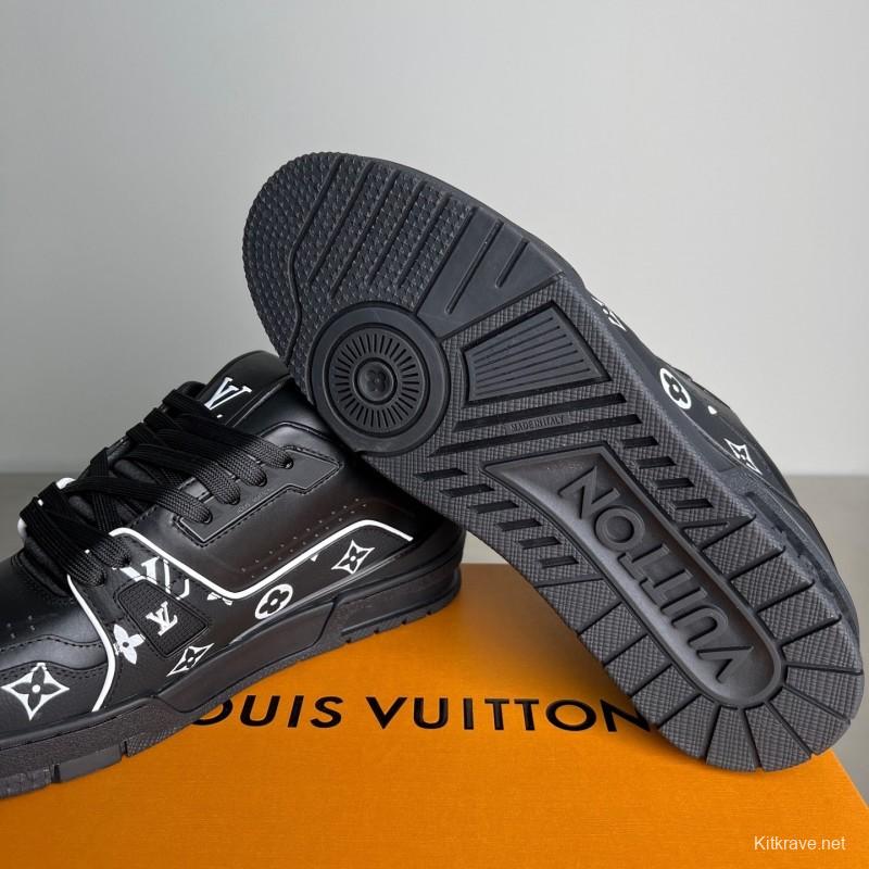 Louis Vuitton 2025 Spring Summer Replica Sneakers with Imported Calfskin and Signature Logo - YC