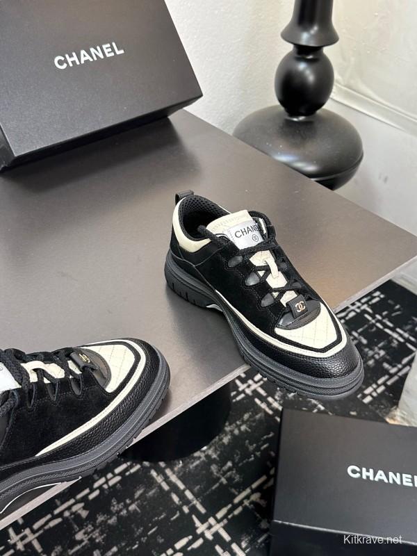 Chanel Spring-Summer 2025 Runway Thick Sole Sneakers - LY00320