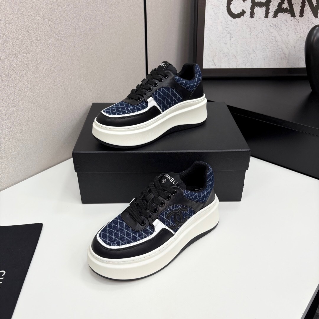 Chanel 2025 SS Panda Casual Sneakers - LY00340