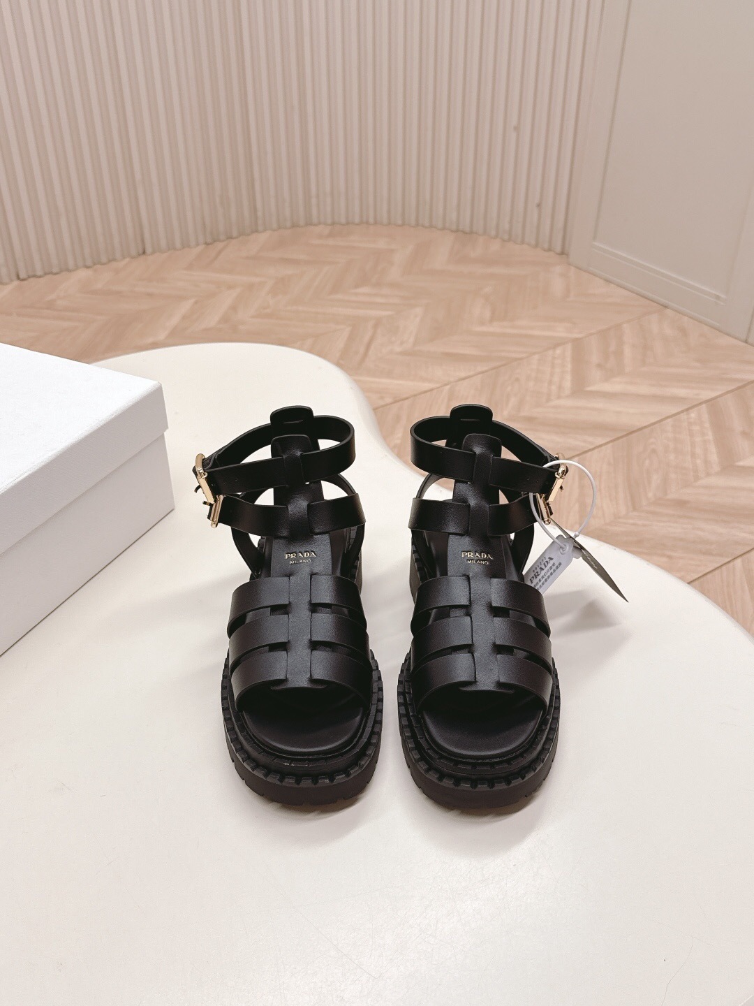 Prada Spring Summer 2025 High-Top Sandals Roman Platform - LY00300