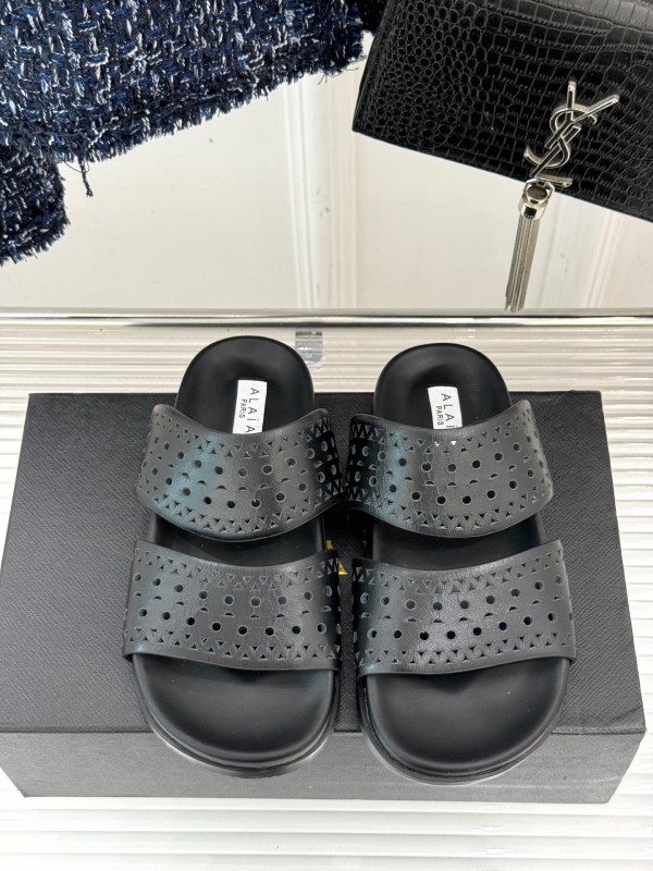 Alaia 2025SS Hollow-Out Casual Sandals - KFY00260
