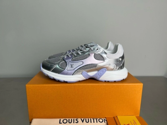 L v Olympia Round Toe Lace-Up Low Top Casual Lifestyle Shoes - YC