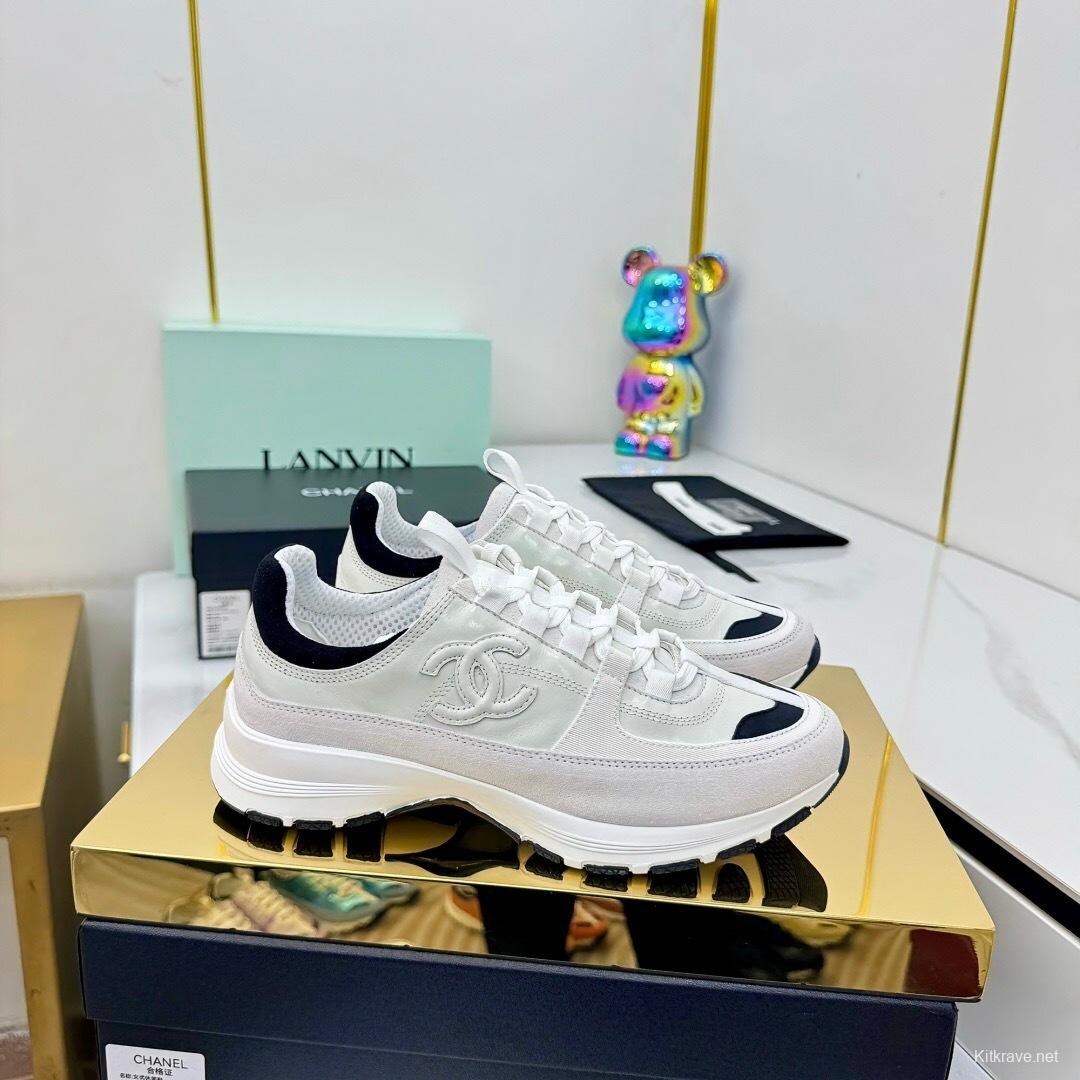 Chanel 2025 SS Thick Sole Casual Sneakers - LY00310