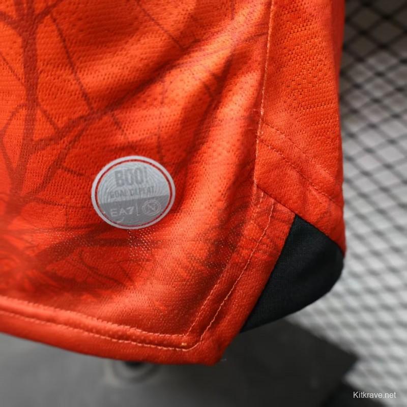 Player Version 25/26 Napoli Halloween Orange Jersey-Glow In Dark