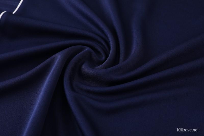 25/26  Adidas Navy Blue Full zipper Jacket Tracksuit+ long pants