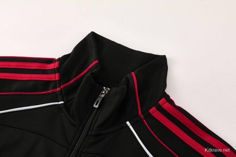 25/26 Liverpool FC Black  Full zipper Jacket Tracksuit+ long pants