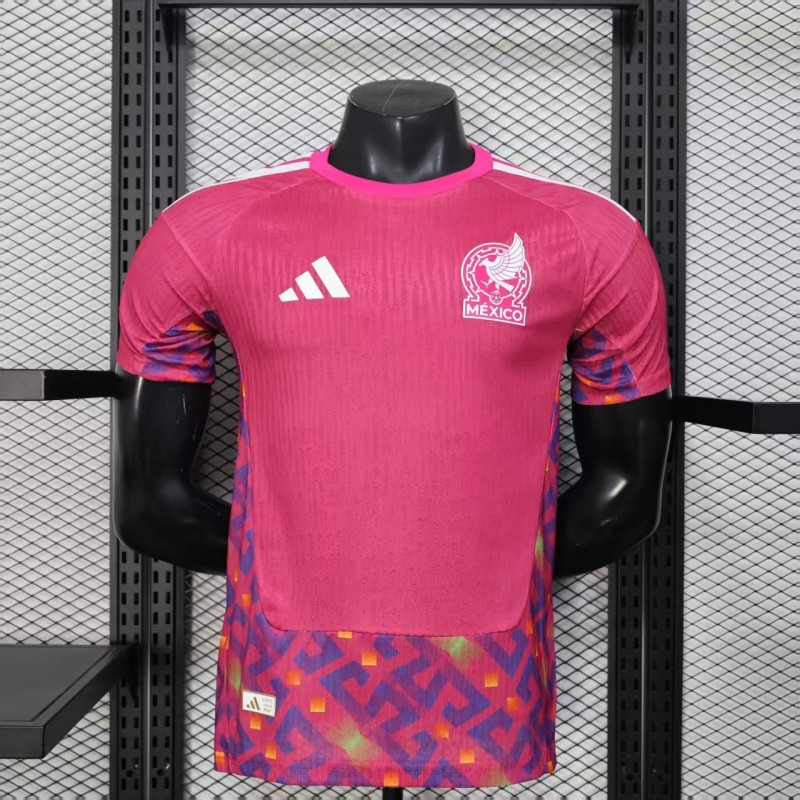 Player Version 2026 Mexico  Pink Training Jersey