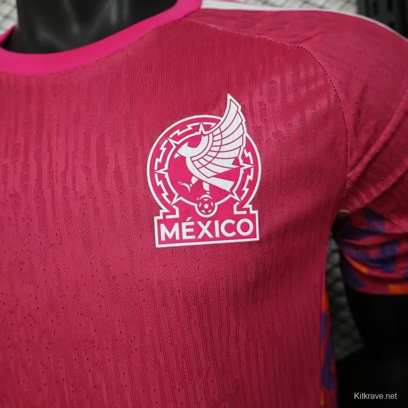 Player Version 2026 Mexico  Pink Training Jersey